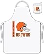 Cleveland Browns Tailgate Barbecue (BBQ) Grilling Apron/Mitt Set NFL