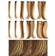 Put On Pieces Clip-in Extensions Straight Golden Walnut 16" 10pc.