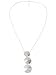 Marciano Triple Coin Necklace, SILVER