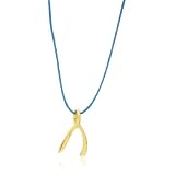 Dogeared Make a Wish Wish Big Wishbone Charm N