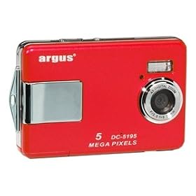 Click here to buy Argus DC 5195 Digital Camera - 5 Megapixel 4x Digital Zoom 32 MB Internal Memory 2 LCD Red by Argus.