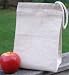 ECOBAGS&reg;~Recycled Cotton Canvas Lunch Bag with Velcro Closure