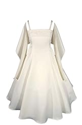 Girls Floor Length Flower-Girl Dress/Pageant Dress/Wedding Dress 