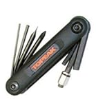 TOOL ALLEN FOLDING TOPEAK X ALLEN KEY+SCREWDRIVERS 9 FUNCTION BLACK