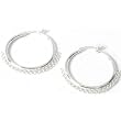 2 20 Ring Hoop Earrings 30mm Sterling 925 Silver Part