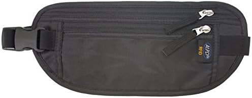 Travel Wallet RFID-Blocking Money Belt Secure Waist Pack Pouch