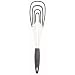 Chef'n WSK-536BK Kitchzen Flat Silicone Whisk, Black