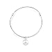 FOJO's Stretchable Bangle With Peace Sign Charm