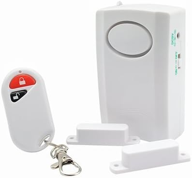 ElementDigital(TM) Gate Magnetism Remote Control Wireless Alarm Window Door Magnetic Sensor Detector Security System - White