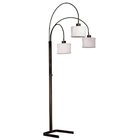 Kenroy Home 30674ORB Crush Arc Lamp 3 Light, Oil Rubbed Bronze by Kenroy Home