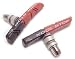 Kool Stop MTB Brake Shoes, Nutted Pair Dual Compound Black/Salmon