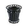 Rubbermaid-Black WeatherGard Trashcan 32Gal (4021BK) Category: Material Transport Products