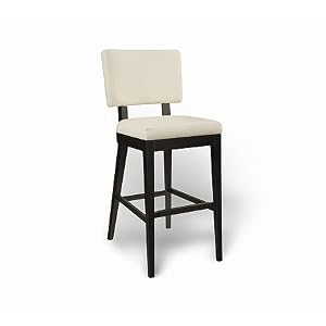 Carnegie Cream Top Grain Leather Stool , Bar by 