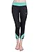 Baleaf Women's Workout Running Capri Leggings Green Size M