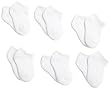 Jefferies Socks, Llc Unisex-baby Newborn 6 Pack Seamless Sport Half Cushion Low Cut Socks