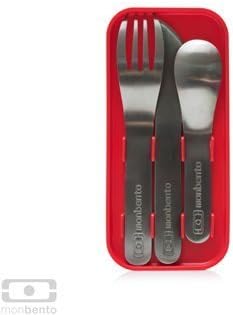 monbento nomad cutlery set - red by MonbentoTM
