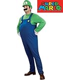 Super Mario Brothers Deluxe Luigi Costume, Plus