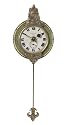 Timeworks 4" Wall Clock Small Monarch, Green