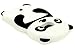 Samsung Galaxy S7 Edge ,Bastex Black and White Silicone Panda Character Case Cover for Samsung Galaxy S7 Edge