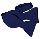 Navy Blue Self-Tie Bow Tie