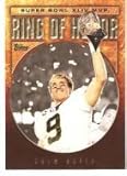 2010 Topps #RH44DB Drew Brees RH Super Bowl MVP - New Orleans Saints (Ring of Honor)(Football Cards)