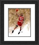 Framed Large Michael Jordan Chicago Bulls Giclee
