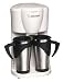 Zojirushi Gourmet Duet Dual-Mug Personal Coffeemaker, Creamy White