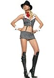Sexy 4PC Gangster Mobster Mafia Mama Halloween Costume