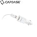 CAPDASE USB Car Charger & Cable Atom, White [Made for iPhone] [Made for iPod] TKII-A22G