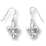 Fleur- De -Lis Earrings On French Wire