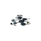 Chefs Secret 15pc Aluminum Cookware Set Gift Boxed Heat Resistant Finish Phenolic Handles