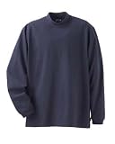 Adidas Men's ClimaLite? L/S Sueded Jersey Mock