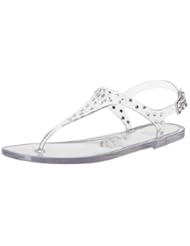 Shoes: Stuart Weitzman Womens Glotacks Sandal,Clear Jelly,8 M US - Stuart Weitzman