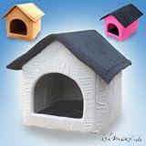 (H1) Hundehaus / Katzenhöhle + Hundebett in 3 ver. Farben / superweich und kuschelig