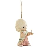 Precious Moments “May Your Faith Christmas Light The Way” Dated 2009, Christmas Ornament