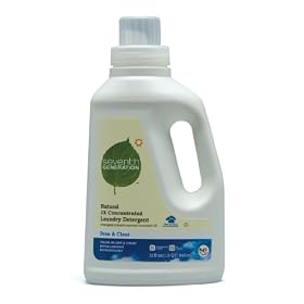Seventh Generation 2X Conc., Free & Clear, 32-Ounce (Pack of 6)