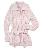 Greendog Girls Cable-Knit Sweater Coat