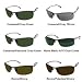 Rayban Sidestreet Top Bar Square Sunglasses RB3183: Gunmetal/Polarized Grey-Green Image