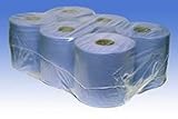 2 Ply Blue Centrefeed Rolls - Contract Roll (6 x 130 metre Rolls Per Case)