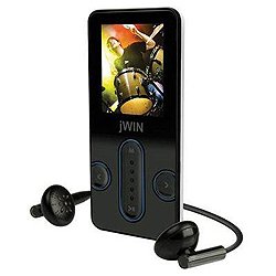 jWin 4 GB 1.8-Inch Color LCD Video MP3 Player with FM Radio