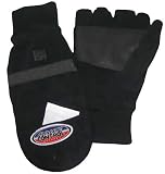 Air Activated Heating Half Finger Fleece Gloves, Mittens