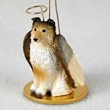 SHETLAND SHEEP DOG Sheltie SABLE Angel TINY FIGURINE DTA20A
