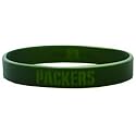 Green Bay Packers Green Rubber Wristband Bracelet (Set of 2)