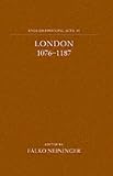 English Episcopal Acta 15: London 1076-1187