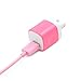Wall Charger, OKRAY [3-Pack] 5V/1AMP 1-Port USB Wall Home Travel Charger Plug Power Adapter For iPhone 6/6 plus 5S 5 4S,Samsung Galaxy S6 S5 S4 S3,HTC One M8 M9,LG G2 G3,Blackberry,Motorola And More (Blue Green Pink)