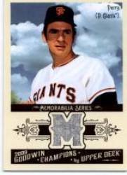 2009 Upper Deck Goodwin Champions Memorabilia #GP Gaylord Perry - San Francisco Giants (Piece of Authentic Jersey / Material) (Baseball Cards)