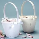 Starlight Flower Girl Basket - Ivory