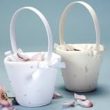 Starlight Flower Girl Basket - Ivory