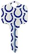 Indianapolis Colts Kwikset KW1 House Key