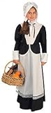 Pilgrim Girl w/ Bonnet Children's Costume